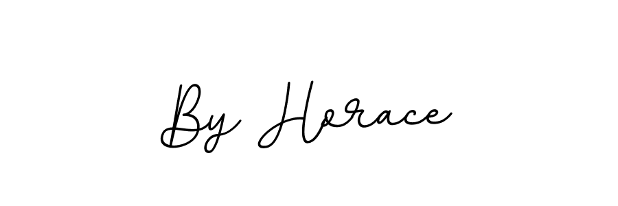 You should practise on your own different ways (BallpointsItalic-DORy9) to write your name (By Horace) in signature. don't let someone else do it for you. By Horace signature style 11 images and pictures png