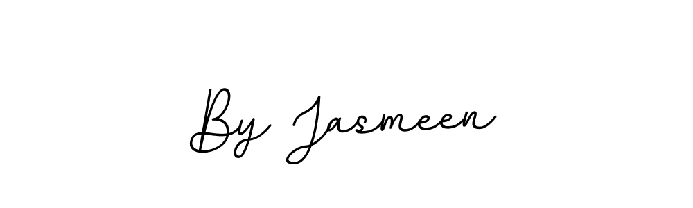 Make a beautiful signature design for name By Jasmeen. With this signature (BallpointsItalic-DORy9) style, you can create a handwritten signature for free. By Jasmeen signature style 11 images and pictures png
