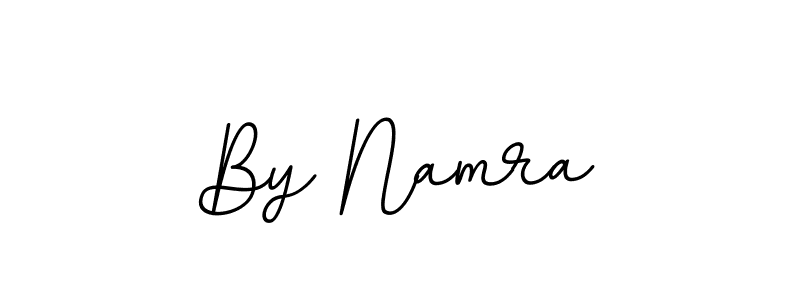 Use a signature maker to create a handwritten signature online. With this signature software, you can design (BallpointsItalic-DORy9) your own signature for name By Namra. By Namra signature style 11 images and pictures png