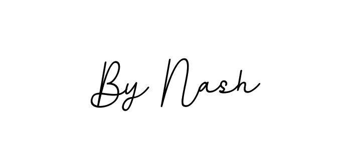 Make a beautiful signature design for name By Nash. With this signature (BallpointsItalic-DORy9) style, you can create a handwritten signature for free. By Nash signature style 11 images and pictures png