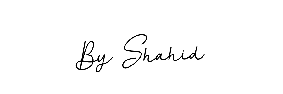 The best way (BallpointsItalic-DORy9) to make a short signature is to pick only two or three words in your name. The name By Shahid include a total of six letters. For converting this name. By Shahid signature style 11 images and pictures png