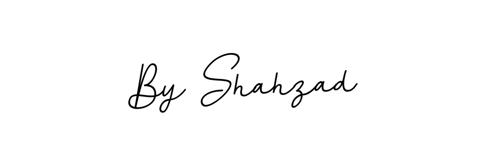 Create a beautiful signature design for name By Shahzad. With this signature (BallpointsItalic-DORy9) fonts, you can make a handwritten signature for free. By Shahzad signature style 11 images and pictures png