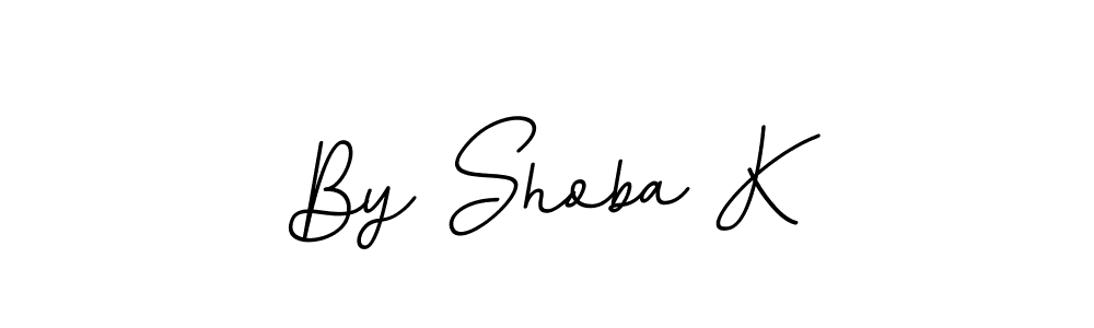 Design your own signature with our free online signature maker. With this signature software, you can create a handwritten (BallpointsItalic-DORy9) signature for name By Shoba K. By Shoba K signature style 11 images and pictures png