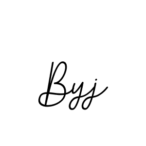 You should practise on your own different ways (BallpointsItalic-DORy9) to write your name (Byj) in signature. don't let someone else do it for you. Byj signature style 11 images and pictures png