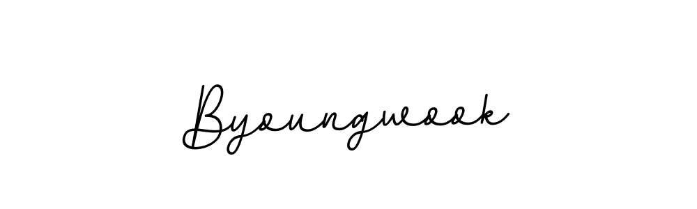 Also we have Byoungwook name is the best signature style. Create professional handwritten signature collection using BallpointsItalic-DORy9 autograph style. Byoungwook signature style 11 images and pictures png