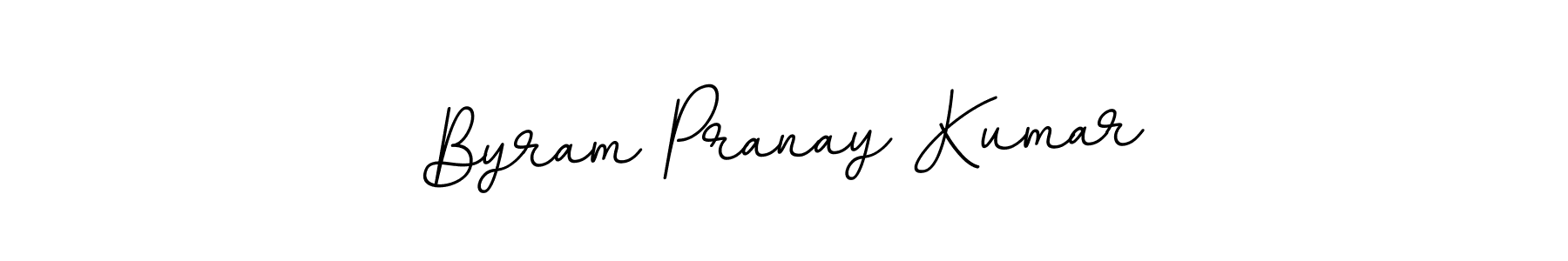 You can use this online signature creator to create a handwritten signature for the name Byram Pranay Kumar. This is the best online autograph maker. Byram Pranay Kumar signature style 11 images and pictures png