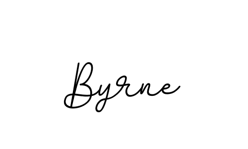 Design your own signature with our free online signature maker. With this signature software, you can create a handwritten (BallpointsItalic-DORy9) signature for name Byrne. Byrne signature style 11 images and pictures png