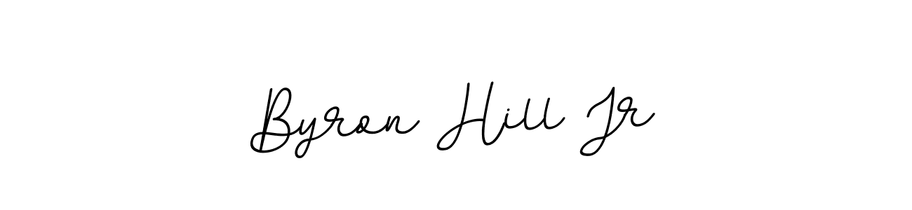 It looks lik you need a new signature style for name Byron Hill Jr. Design unique handwritten (BallpointsItalic-DORy9) signature with our free signature maker in just a few clicks. Byron Hill Jr signature style 11 images and pictures png