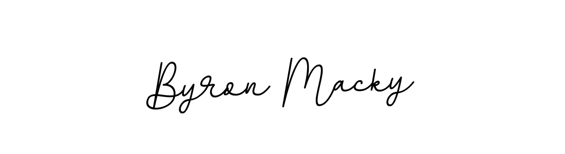 It looks lik you need a new signature style for name Byron Macky. Design unique handwritten (BallpointsItalic-DORy9) signature with our free signature maker in just a few clicks. Byron Macky signature style 11 images and pictures png