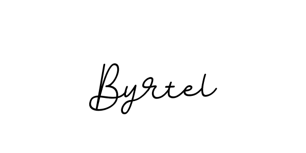 How to Draw Byrtel signature style? BallpointsItalic-DORy9 is a latest design signature styles for name Byrtel. Byrtel signature style 11 images and pictures png