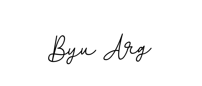 Create a beautiful signature design for name Byu Arg. With this signature (BallpointsItalic-DORy9) fonts, you can make a handwritten signature for free. Byu Arg signature style 11 images and pictures png