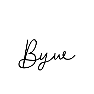 Once you've used our free online signature maker to create your best signature BallpointsItalic-DORy9 style, it's time to enjoy all of the benefits that Byw name signing documents. Byw signature style 11 images and pictures png