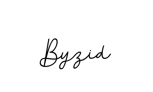 Create a beautiful signature design for name Byzid. With this signature (BallpointsItalic-DORy9) fonts, you can make a handwritten signature for free. Byzid signature style 11 images and pictures png