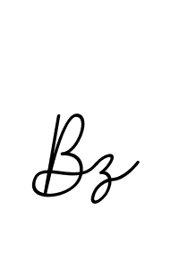 You should practise on your own different ways (BallpointsItalic-DORy9) to write your name (Bz) in signature. don't let someone else do it for you. Bz signature style 11 images and pictures png