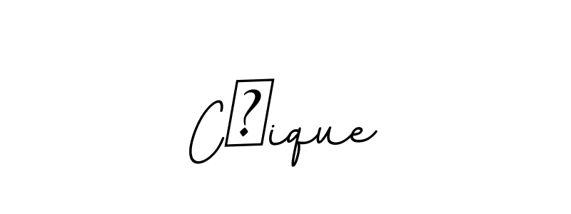 The best way (BallpointsItalic-DORy9) to make a short signature is to pick only two or three words in your name. The name C☆ique include a total of six letters. For converting this name. C☆ique signature style 11 images and pictures png