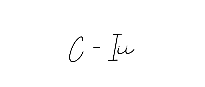 How to make C - Iii signature? BallpointsItalic-DORy9 is a professional autograph style. Create handwritten signature for C - Iii name. C - Iii signature style 11 images and pictures png