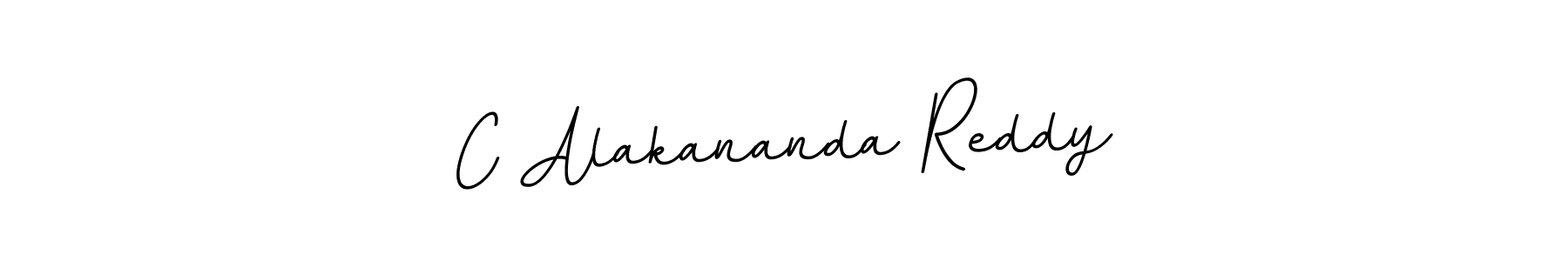 Design your own signature with our free online signature maker. With this signature software, you can create a handwritten (BallpointsItalic-DORy9) signature for name C Alakananda Reddy. C Alakananda Reddy signature style 11 images and pictures png