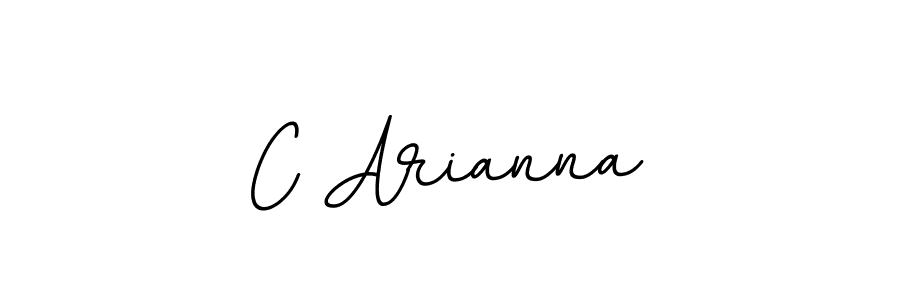 The best way (BallpointsItalic-DORy9) to make a short signature is to pick only two or three words in your name. The name C Arianna include a total of six letters. For converting this name. C Arianna signature style 11 images and pictures png