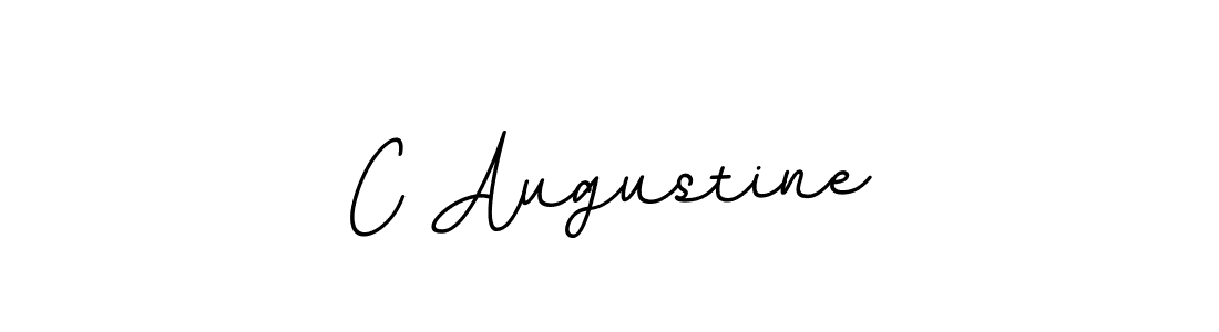 C Augustine stylish signature style. Best Handwritten Sign (BallpointsItalic-DORy9) for my name. Handwritten Signature Collection Ideas for my name C Augustine. C Augustine signature style 11 images and pictures png