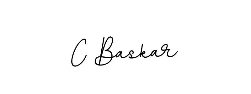 You should practise on your own different ways (BallpointsItalic-DORy9) to write your name (C Baskar) in signature. don't let someone else do it for you. C Baskar signature style 11 images and pictures png