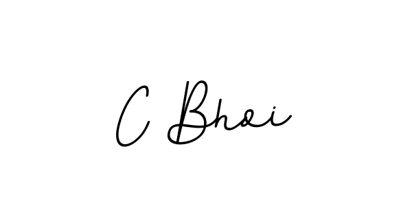 You should practise on your own different ways (BallpointsItalic-DORy9) to write your name (C Bhoi) in signature. don't let someone else do it for you. C Bhoi signature style 11 images and pictures png