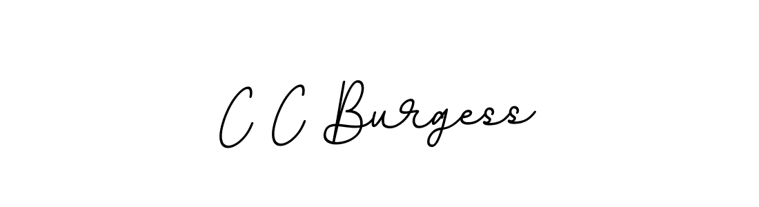 Make a beautiful signature design for name C C Burgess. With this signature (BallpointsItalic-DORy9) style, you can create a handwritten signature for free. C C Burgess signature style 11 images and pictures png