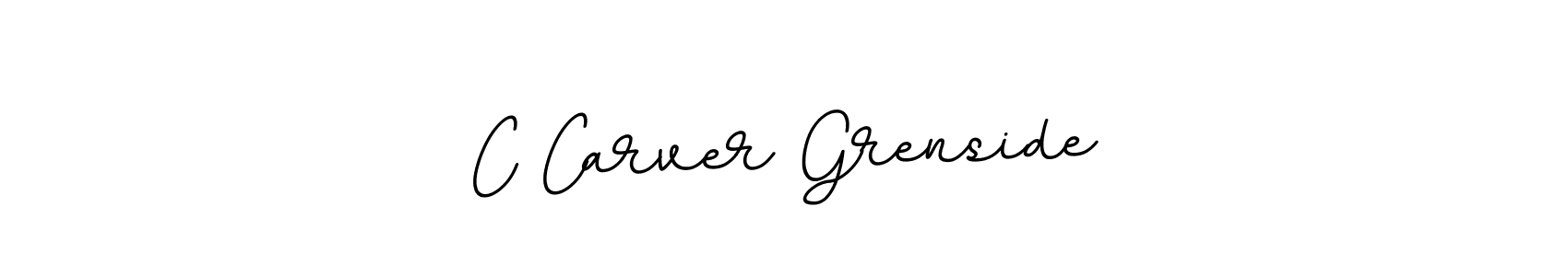 How to make C Carver Grenside name signature. Use BallpointsItalic-DORy9 style for creating short signs online. This is the latest handwritten sign. C Carver Grenside signature style 11 images and pictures png