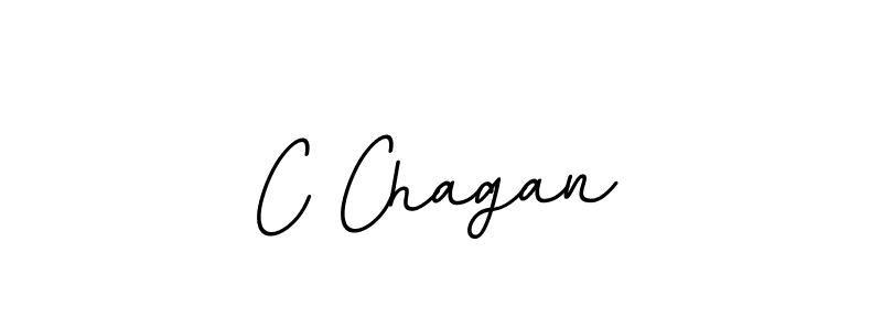You should practise on your own different ways (BallpointsItalic-DORy9) to write your name (C Chagan) in signature. don't let someone else do it for you. C Chagan signature style 11 images and pictures png