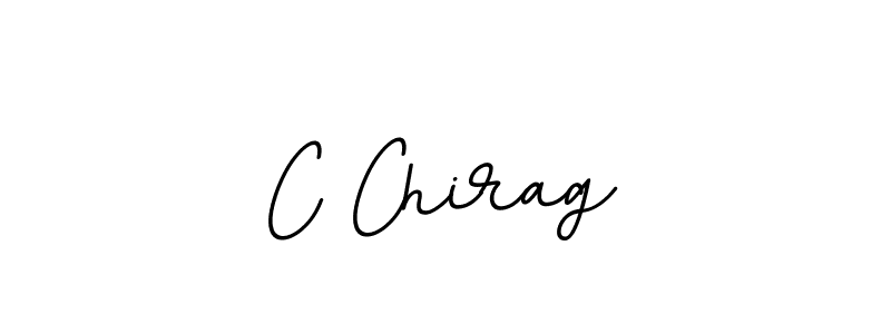 Use a signature maker to create a handwritten signature online. With this signature software, you can design (BallpointsItalic-DORy9) your own signature for name C Chirag. C Chirag signature style 11 images and pictures png