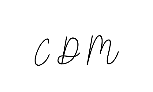 The best way (BallpointsItalic-DORy9) to make a short signature is to pick only two or three words in your name. The name C D M include a total of six letters. For converting this name. C D M signature style 11 images and pictures png