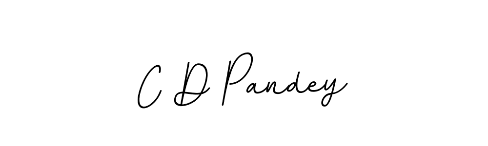 Use a signature maker to create a handwritten signature online. With this signature software, you can design (BallpointsItalic-DORy9) your own signature for name C D Pandey. C D Pandey signature style 11 images and pictures png