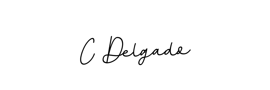 How to make C Delgado name signature. Use BallpointsItalic-DORy9 style for creating short signs online. This is the latest handwritten sign. C Delgado signature style 11 images and pictures png