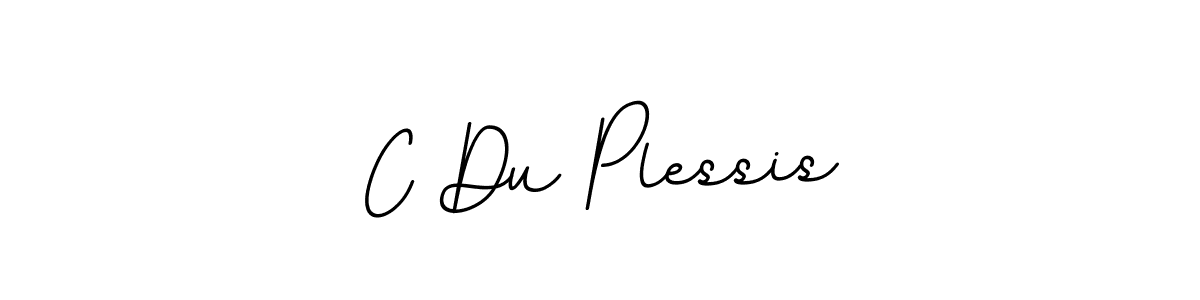 Design your own signature with our free online signature maker. With this signature software, you can create a handwritten (BallpointsItalic-DORy9) signature for name C Du Plessis. C Du Plessis signature style 11 images and pictures png
