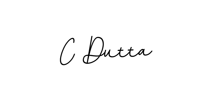 Use a signature maker to create a handwritten signature online. With this signature software, you can design (BallpointsItalic-DORy9) your own signature for name C Dutta. C Dutta signature style 11 images and pictures png