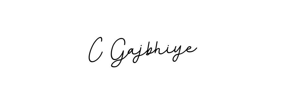How to make C Gajbhiye name signature. Use BallpointsItalic-DORy9 style for creating short signs online. This is the latest handwritten sign. C Gajbhiye signature style 11 images and pictures png