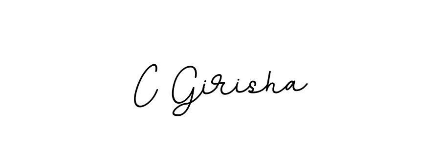 This is the best signature style for the C Girisha name. Also you like these signature font (BallpointsItalic-DORy9). Mix name signature. C Girisha signature style 11 images and pictures png