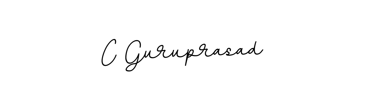 C Guruprasad stylish signature style. Best Handwritten Sign (BallpointsItalic-DORy9) for my name. Handwritten Signature Collection Ideas for my name C Guruprasad. C Guruprasad signature style 11 images and pictures png