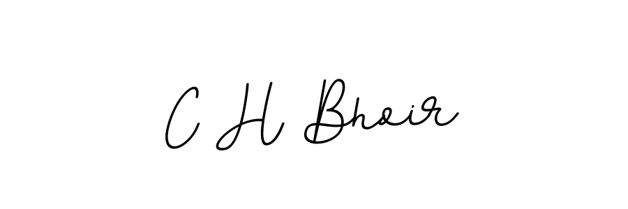 C H Bhoir stylish signature style. Best Handwritten Sign (BallpointsItalic-DORy9) for my name. Handwritten Signature Collection Ideas for my name C H Bhoir. C H Bhoir signature style 11 images and pictures png