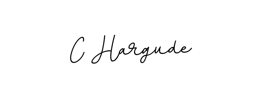 You should practise on your own different ways (BallpointsItalic-DORy9) to write your name (C Hargude) in signature. don't let someone else do it for you. C Hargude signature style 11 images and pictures png