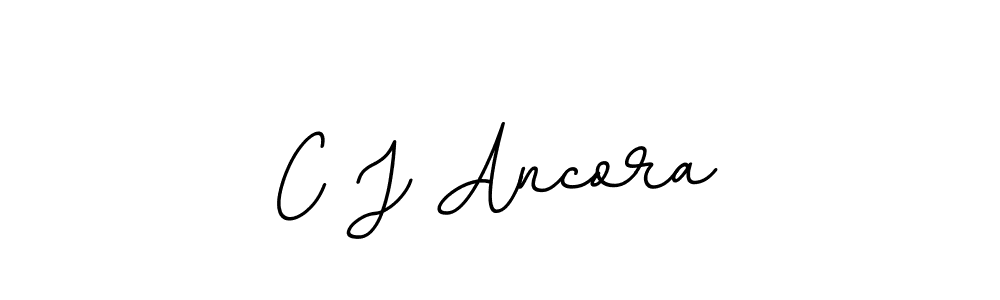Make a beautiful signature design for name C J Ancora. Use this online signature maker to create a handwritten signature for free. C J Ancora signature style 11 images and pictures png