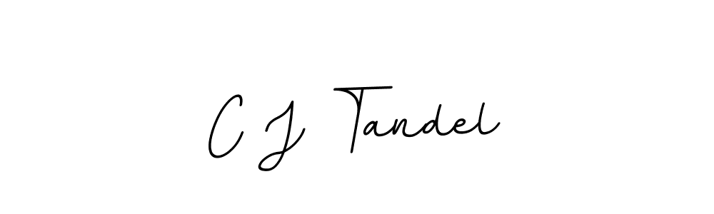 How to make C J Tandel signature? BallpointsItalic-DORy9 is a professional autograph style. Create handwritten signature for C J Tandel name. C J Tandel signature style 11 images and pictures png