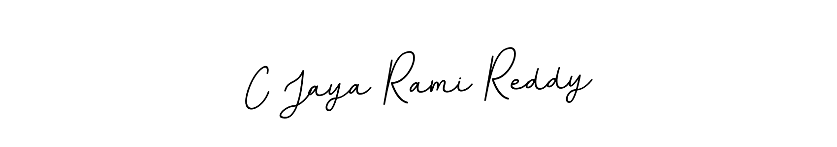 This is the best signature style for the C Jaya Rami Reddy name. Also you like these signature font (BallpointsItalic-DORy9). Mix name signature. C Jaya Rami Reddy signature style 11 images and pictures png