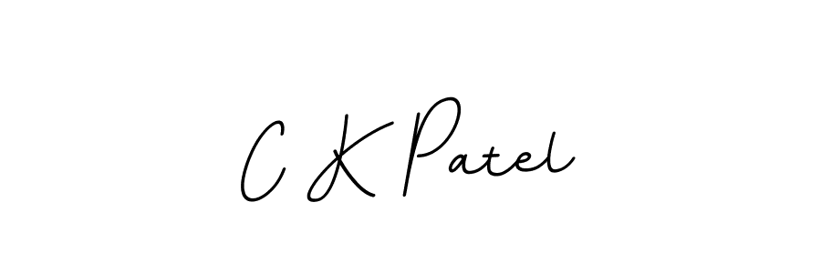 You should practise on your own different ways (BallpointsItalic-DORy9) to write your name (C K Patel) in signature. don't let someone else do it for you. C K Patel signature style 11 images and pictures png