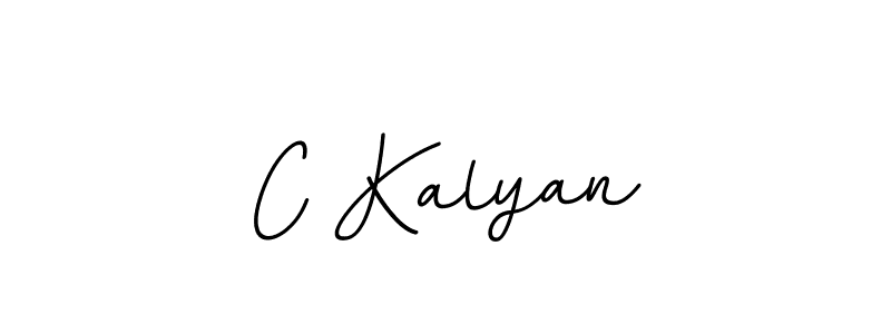 Create a beautiful signature design for name C Kalyan. With this signature (BallpointsItalic-DORy9) fonts, you can make a handwritten signature for free. C Kalyan signature style 11 images and pictures png