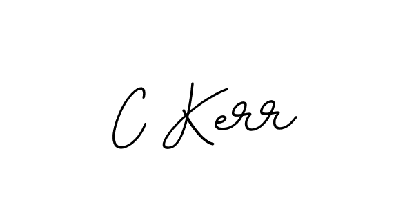 Use a signature maker to create a handwritten signature online. With this signature software, you can design (BallpointsItalic-DORy9) your own signature for name C Kerr. C Kerr signature style 11 images and pictures png