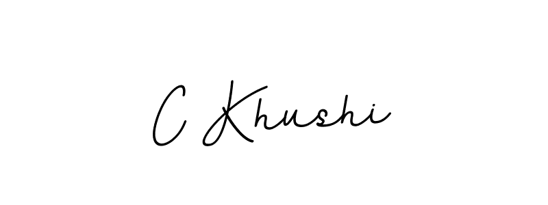 C Khushi stylish signature style. Best Handwritten Sign (BallpointsItalic-DORy9) for my name. Handwritten Signature Collection Ideas for my name C Khushi. C Khushi signature style 11 images and pictures png