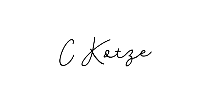 Also we have C Kotze name is the best signature style. Create professional handwritten signature collection using BallpointsItalic-DORy9 autograph style. C Kotze signature style 11 images and pictures png