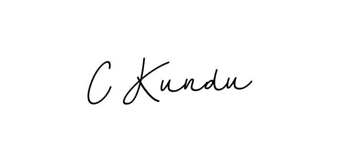 Use a signature maker to create a handwritten signature online. With this signature software, you can design (BallpointsItalic-DORy9) your own signature for name C Kundu. C Kundu signature style 11 images and pictures png