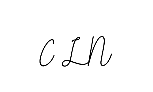 You should practise on your own different ways (BallpointsItalic-DORy9) to write your name (C L N) in signature. don't let someone else do it for you. C L N signature style 11 images and pictures png