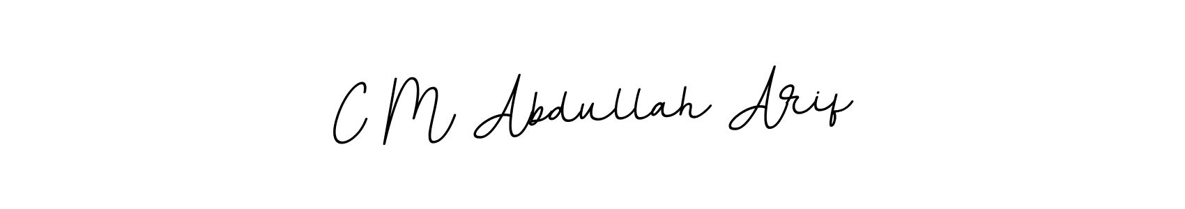 C M Abdullah Arif stylish signature style. Best Handwritten Sign (BallpointsItalic-DORy9) for my name. Handwritten Signature Collection Ideas for my name C M Abdullah Arif. C M Abdullah Arif signature style 11 images and pictures png
